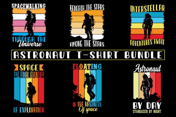 Astronaut Graphics for T-Shirt Designs