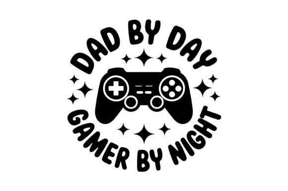 Dad Gamer Graphics for T-Shirt Designs