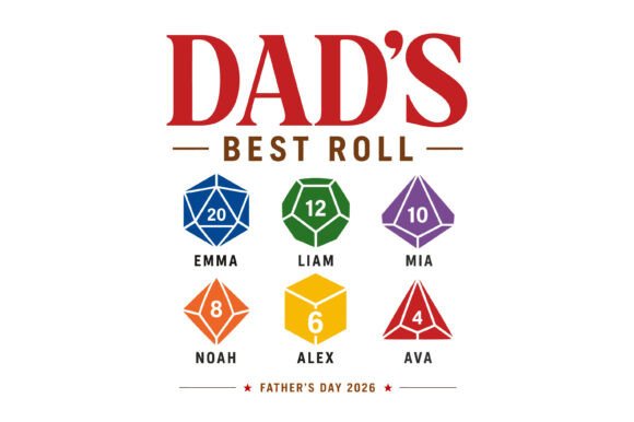 Dad’s Best Roll: Graphics for T-Shirt Designs