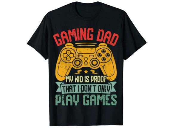 Gaming Dad Graphics: T-Shirt Designs for Blogs