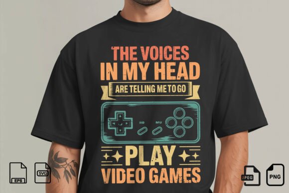 Gaming Graphics for T-Shirt Designs