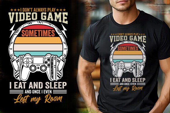 Gaming Graphics for T-Shirt Designs