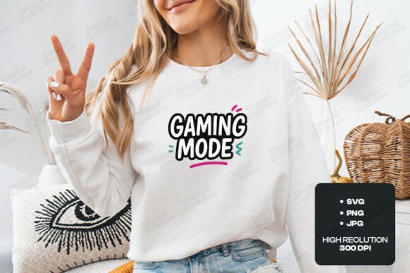 Gaming Mode Graphics for Bold T-Shirt Designs