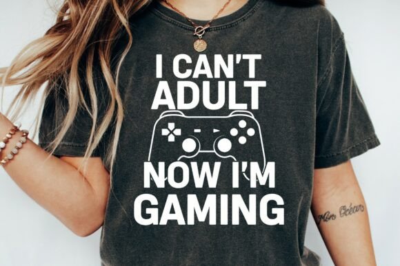 Gaming SVG Graphics for T-Shirt Designs