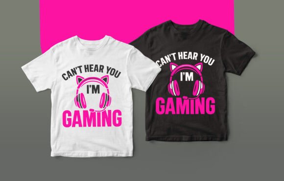 Girl Gamer Trendy T Shirt Design Graphics