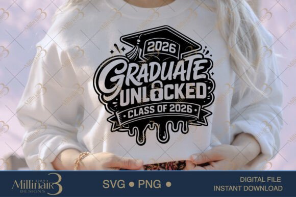 Mom Level Graduate 2026: Graphics for T-Shirt Designs