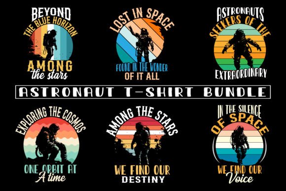 Space Mission Astronaut T-Shirts Graphics