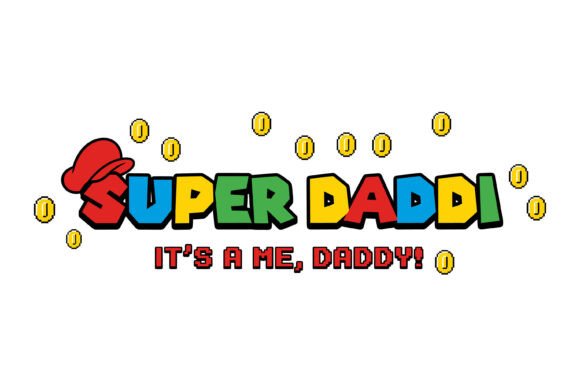 Super Daddi Gaming Dad Graphics for T-Shirt Designs