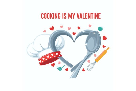 Trendy Valentine Quote Illustration Set for Graphics and T-Shirt Designs
